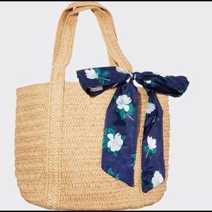 DRAPER JAMES STRAW TOTE